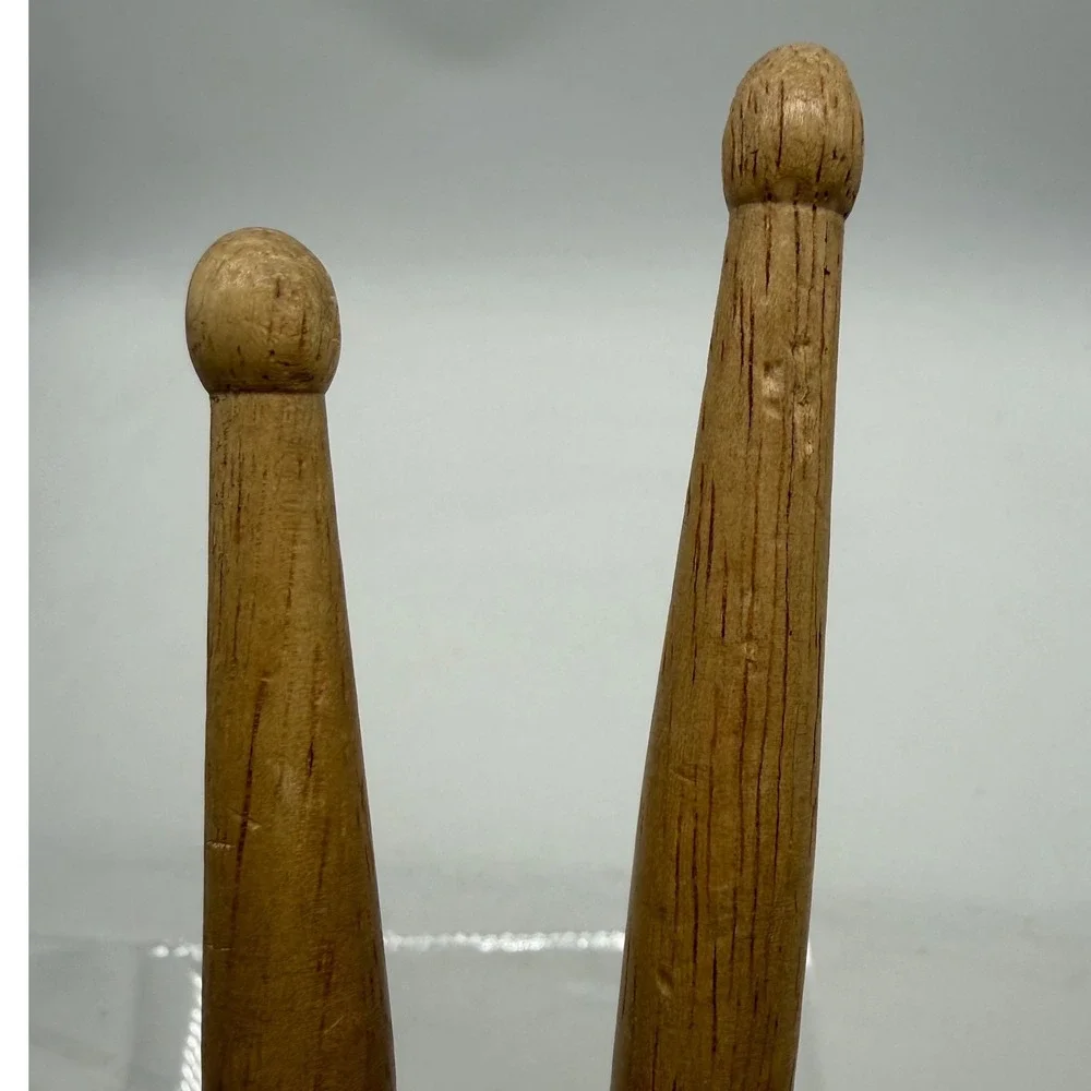 Rock Band Official Wood Drumsticks Pair‎ Natural Replacement Gaming Sticks